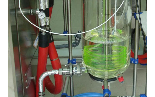 Keep pressure in mind jacketed lab reactor in laboratory