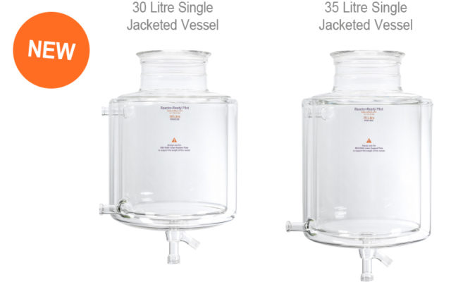 Introducing our new 30 & 35 litre vessels Reactor-Ready Pilot Vessels 30 and 35L NEW