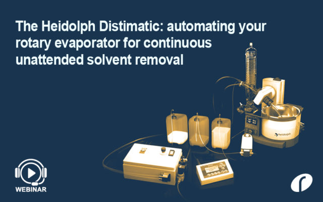 The Heidolph Distimatic – automating your rotary evaporator for continuous, unattended solvent removal Heidolph Distimatic - On demand