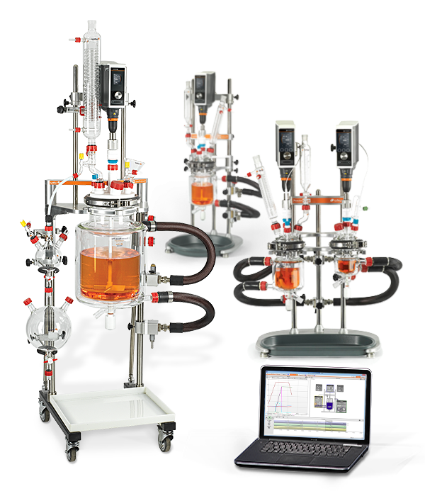Reactor-Ready Lab Reactors + AVA software Jacketed Lab Reactors and AVA