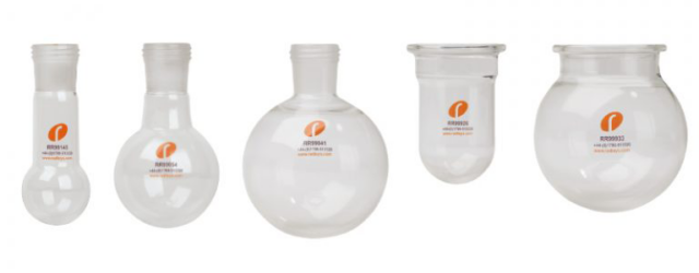 Round bottom flasks from the Carousel 6 Plus range Mya Flasks