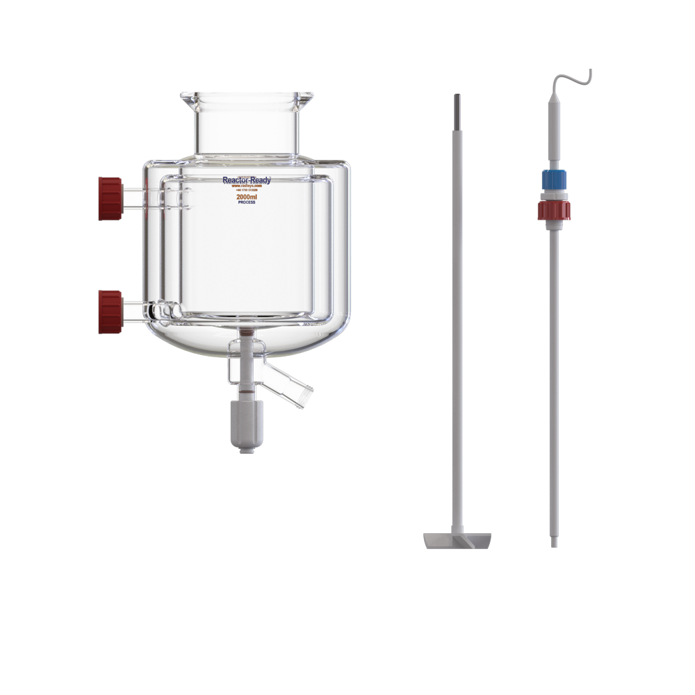 2000ml Vacuum Jacketed Process Ex Vessel Kit