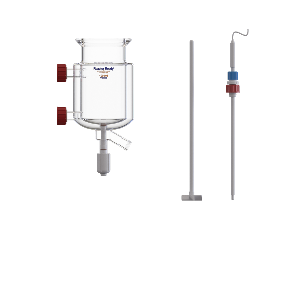 1000ml Single Jacketed Process Vessel Kit