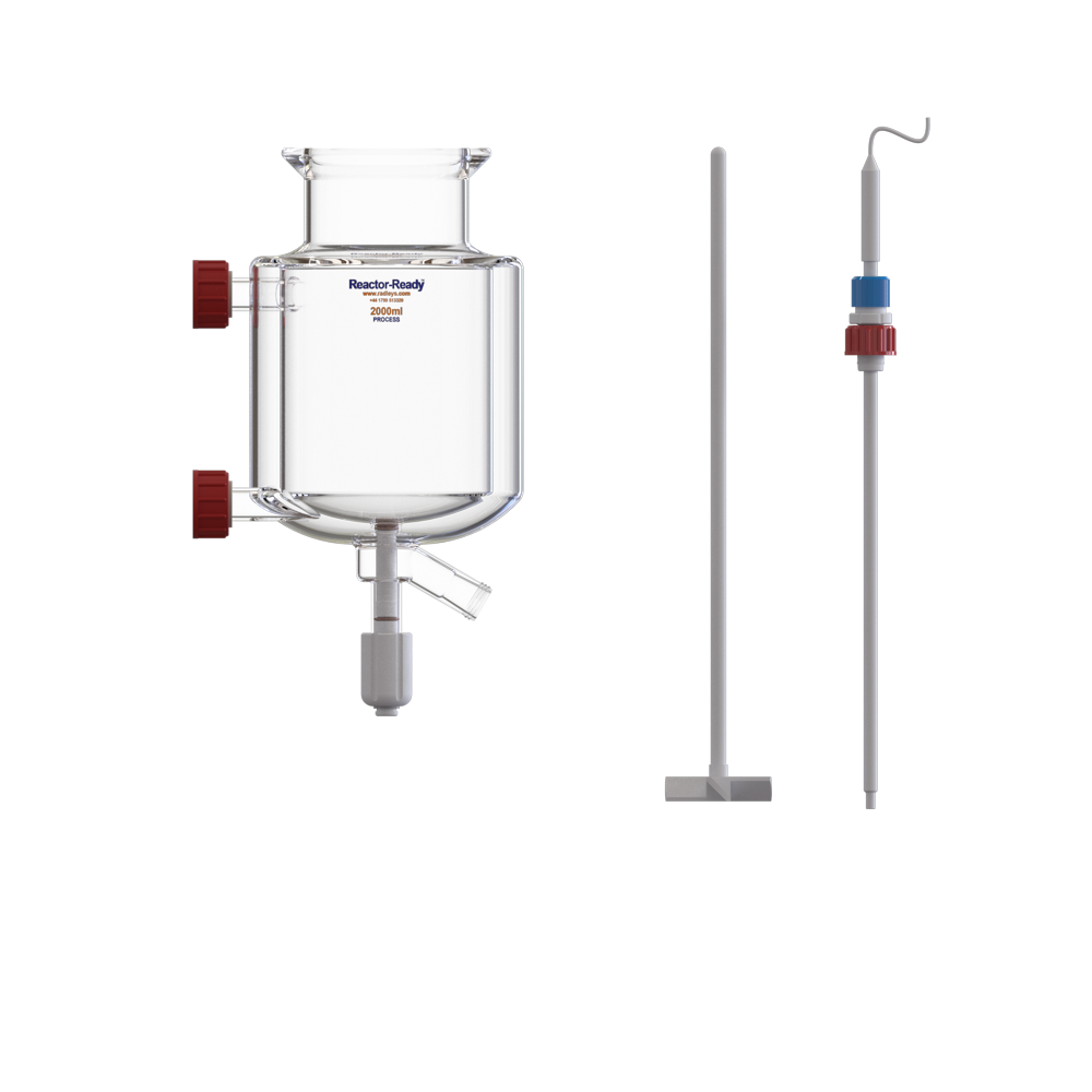 2000ml Single Jacketed Process Vessel Kit