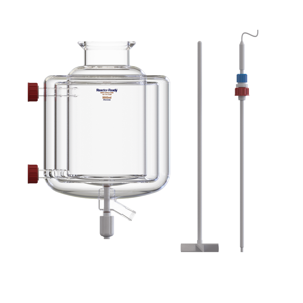 5000ml Vacuum Jacketed Process Vessel Kit