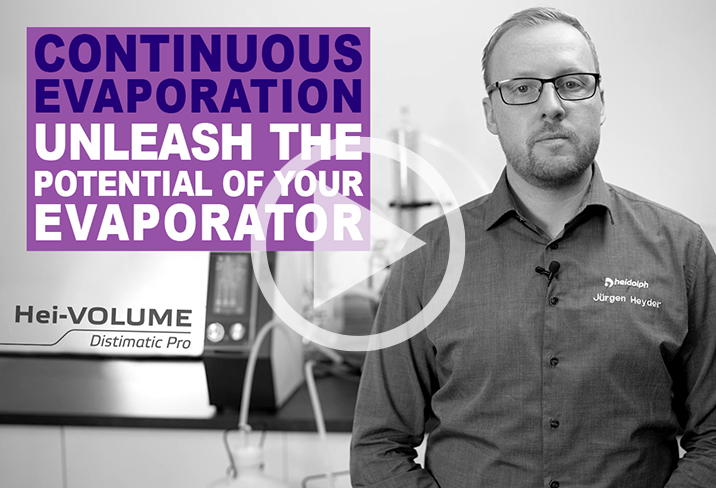 Continuous Evaporation made easy - Unlock the potential of your Hei-VAP rotary evaporator