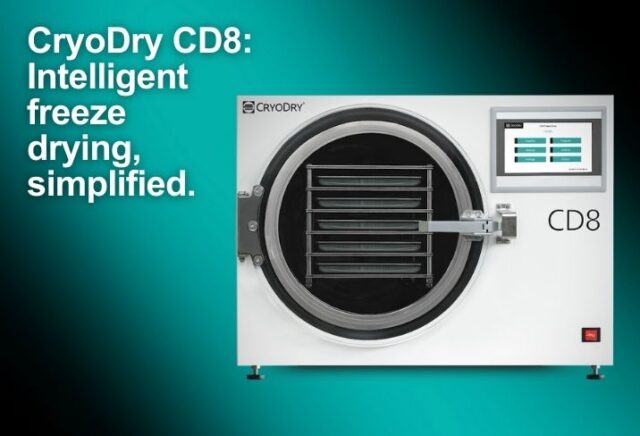 Watch the CD8 in action CryoDry CD8: Intelligent freeze drying, simplified